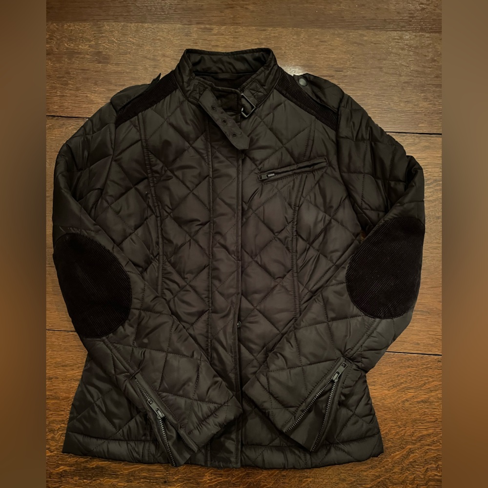 Like New French Connection quilted jacket. Size 2.